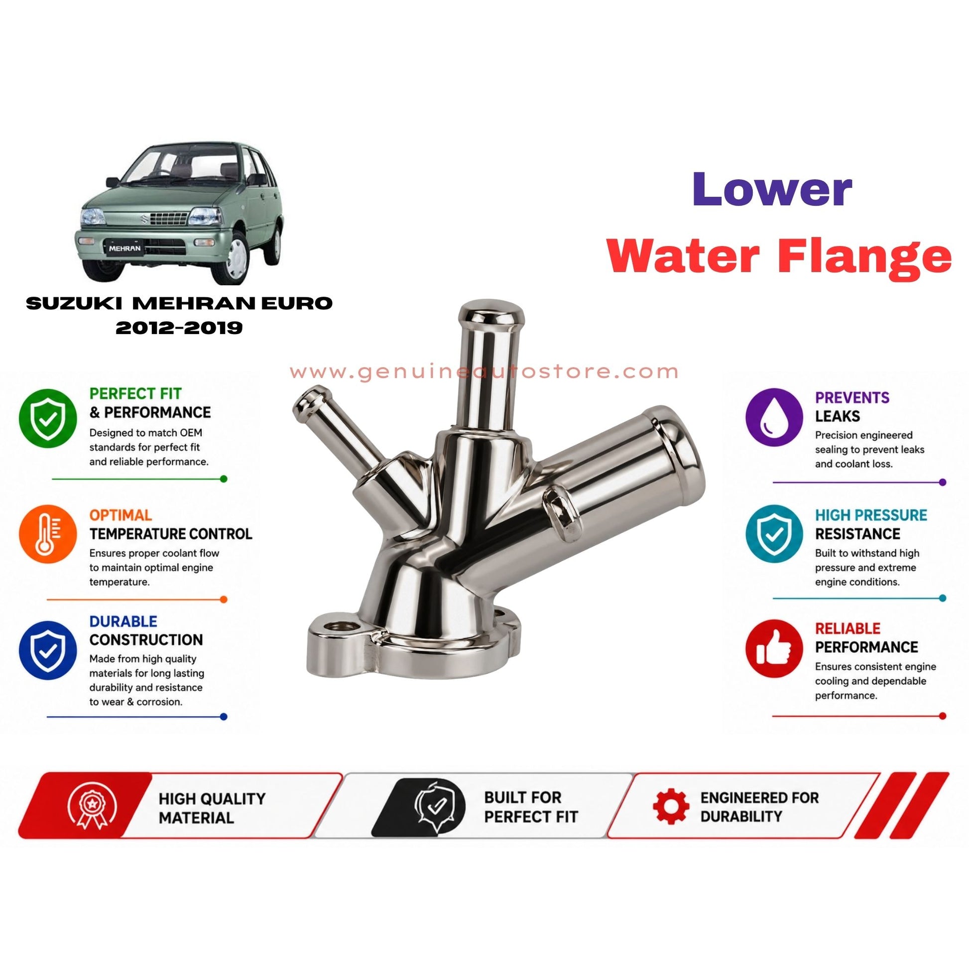 Buy Suzuki Mehran Euro 2012-2019 Lower Water Flange in Pakistan