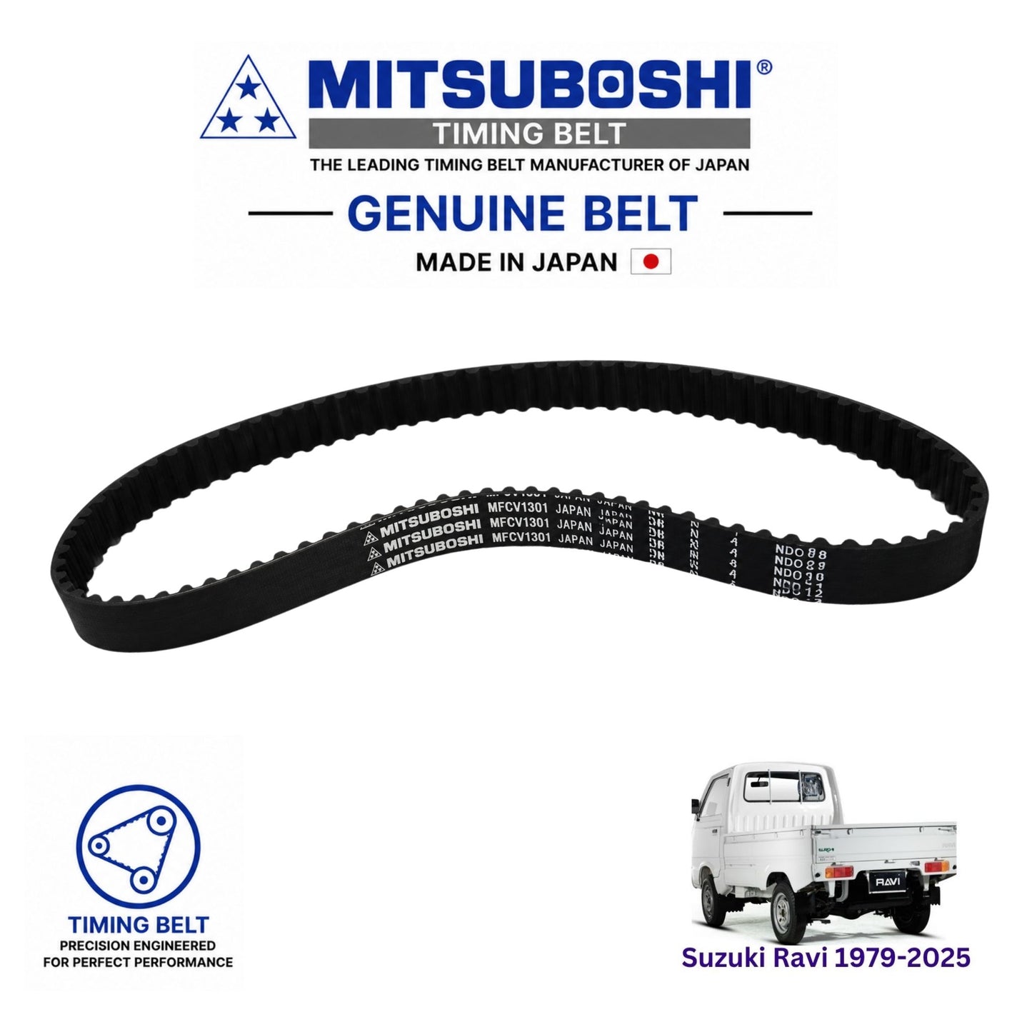 Buy Suzuki Ravi 1979-2025 Timing Belt Japan - Mitsuboshi in Pakistan