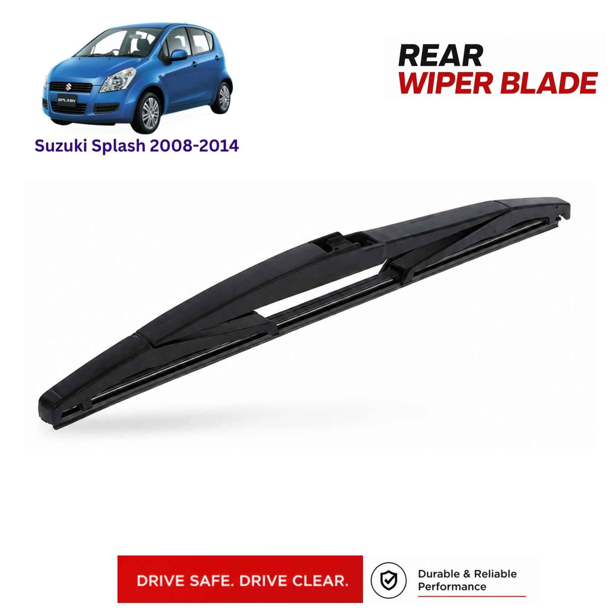 Buy Suzuki Splash 2008-2014 Rear Wiper Blade in Pakistan at best Price