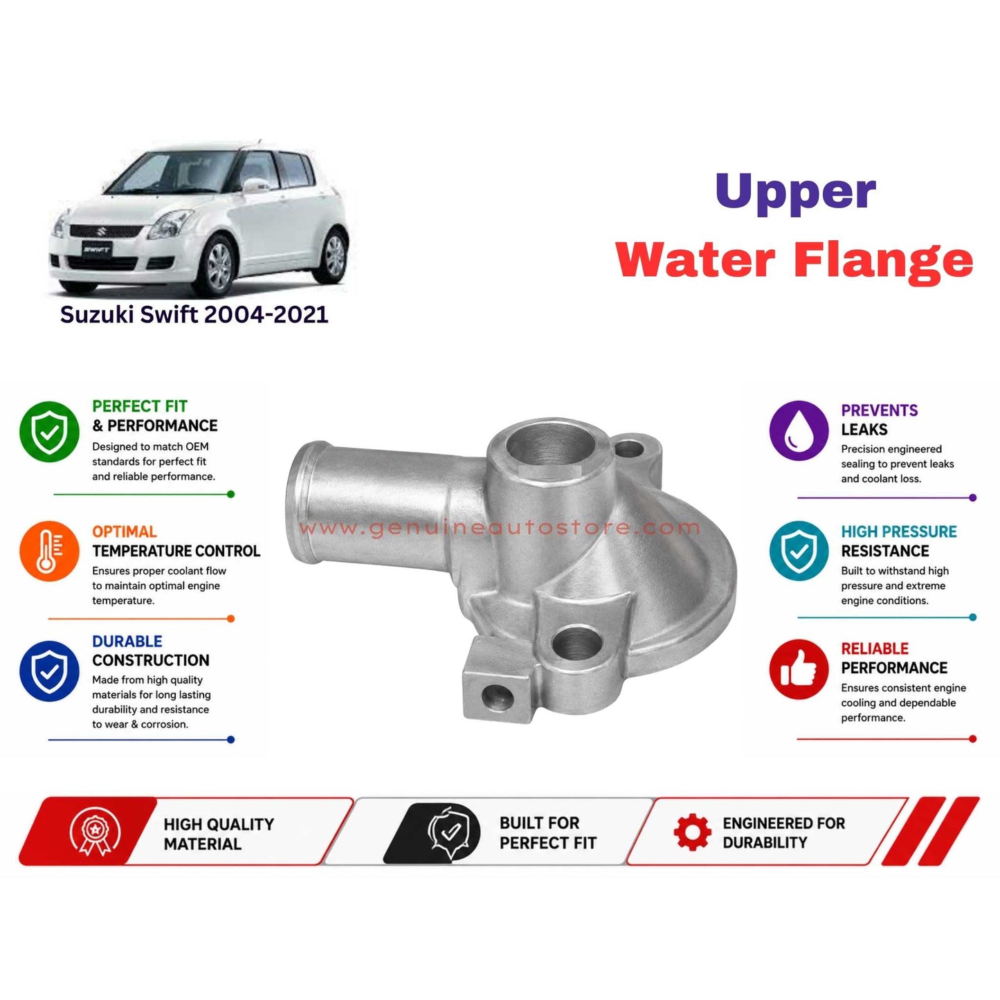 Buy Suzuki Swift 2004-2021 Upper Water Flange in Pakistan