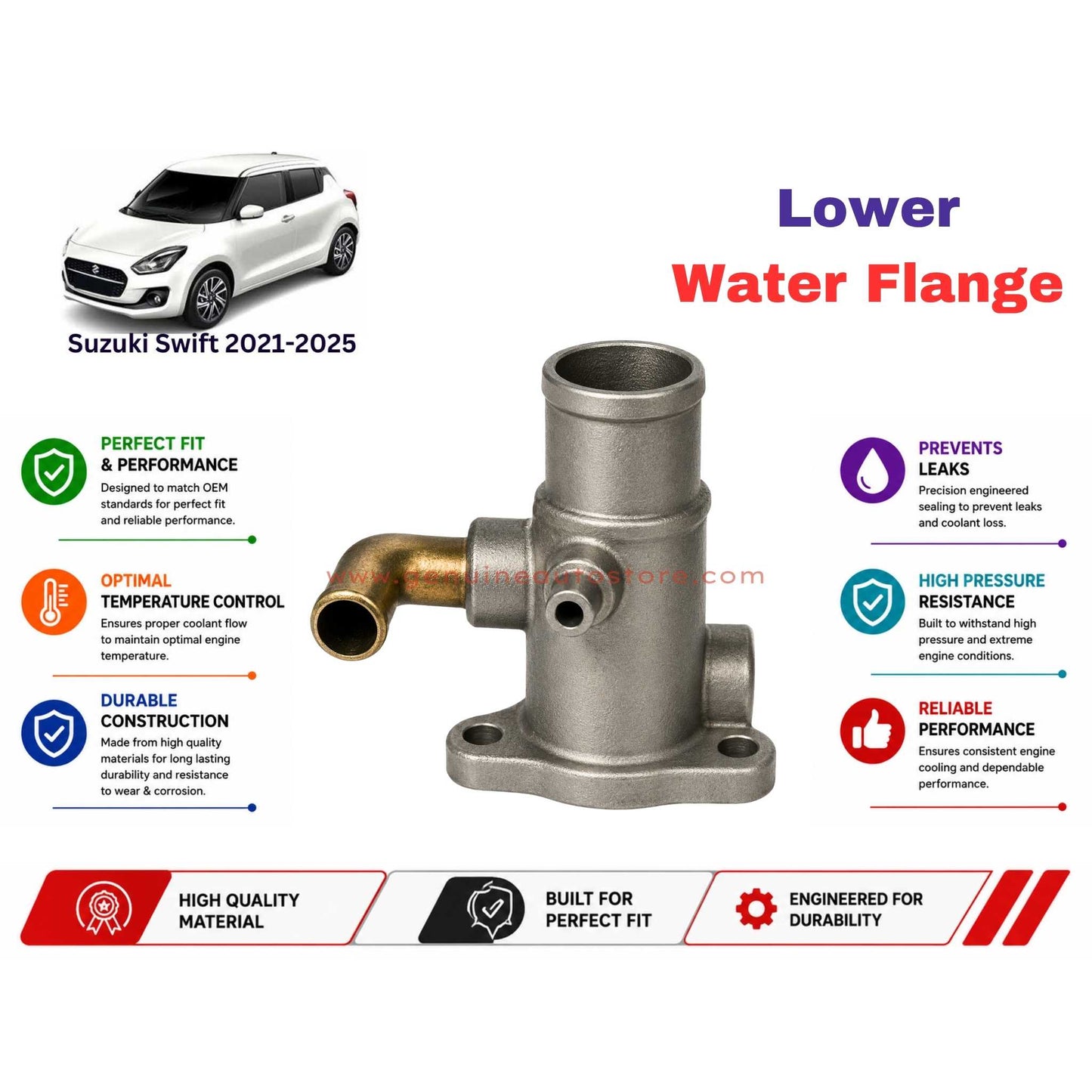 Buy Suzuki Swift 2021-2025 Lower Water Flange in Pakistan