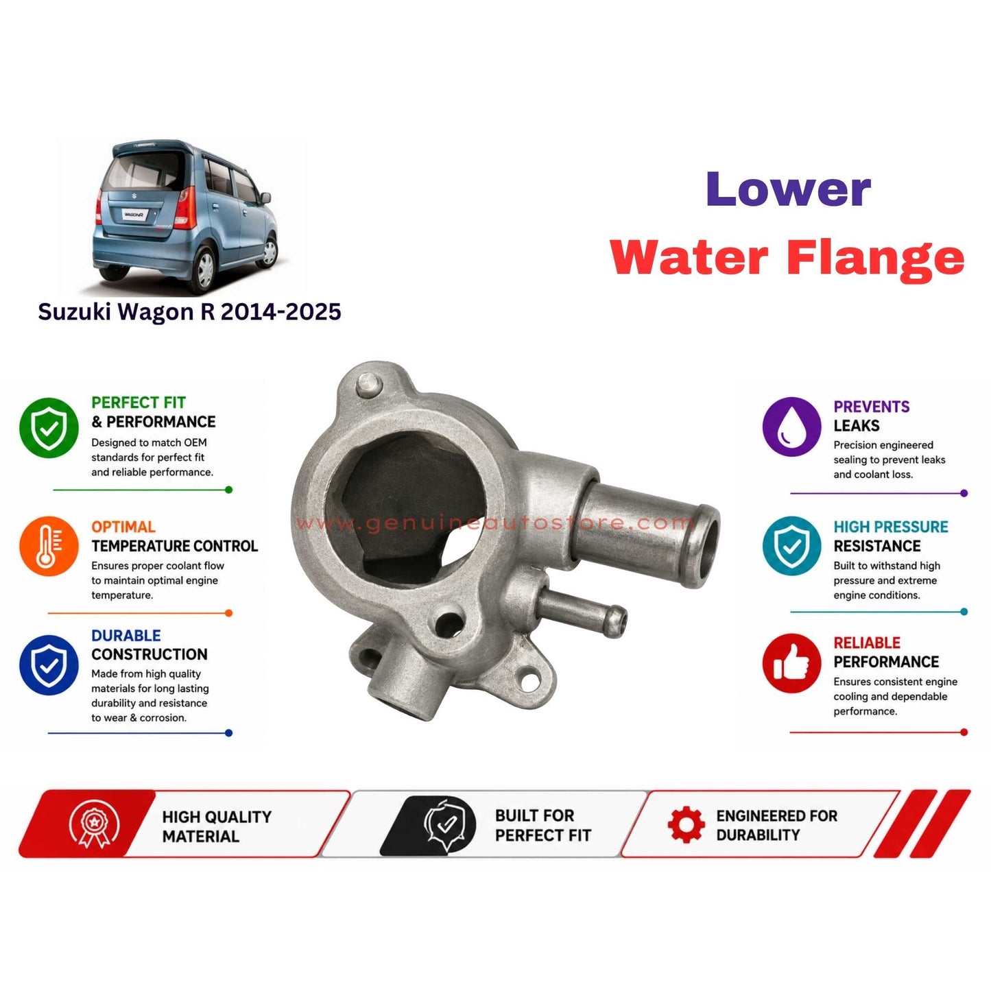 Buy Suzuki Wagon R 2014-2025 Lower Water Flange in Pakistan