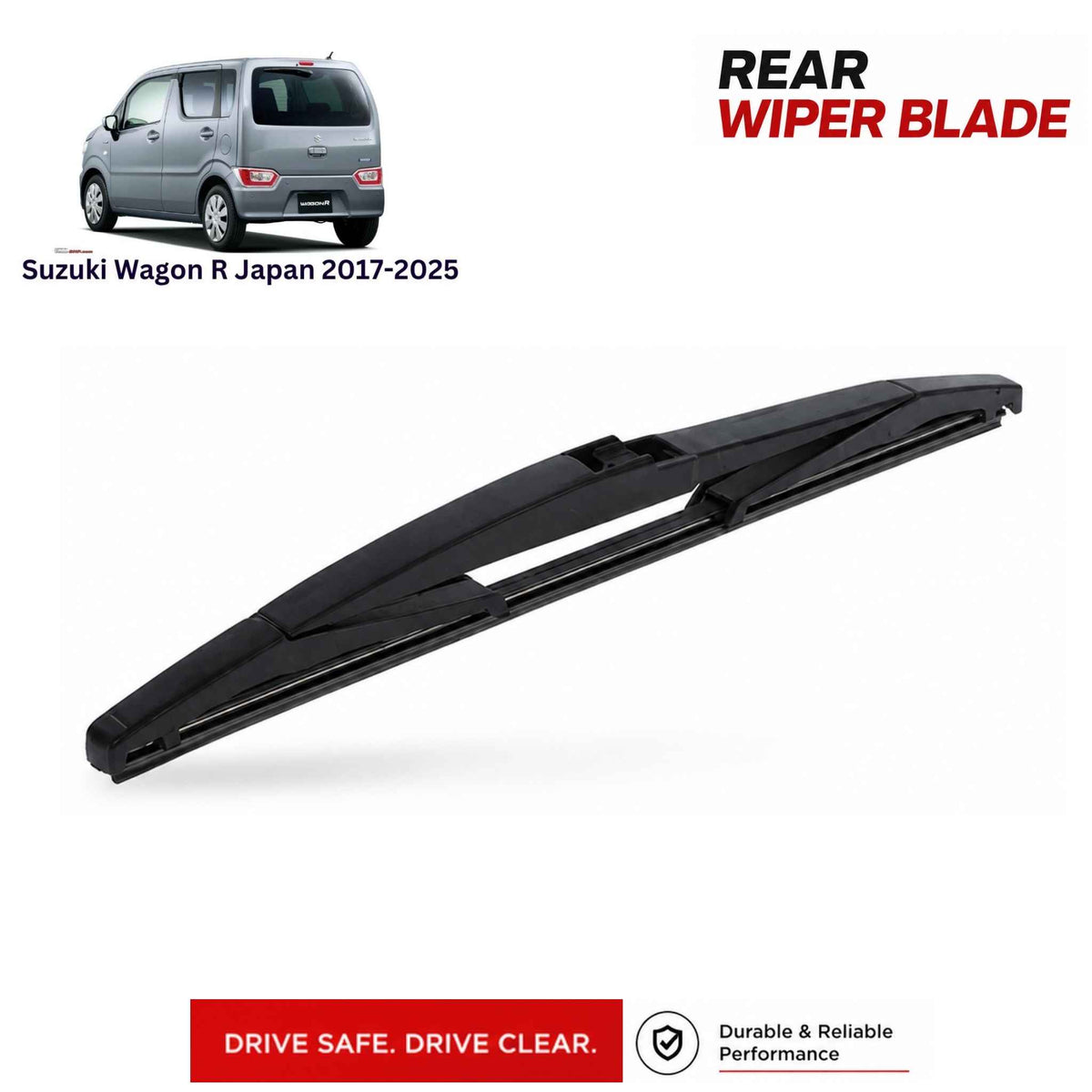 Buy Suzuki Wagon R Japan 2017-2025 Rear Wiper Blade in Pakistan at best Price