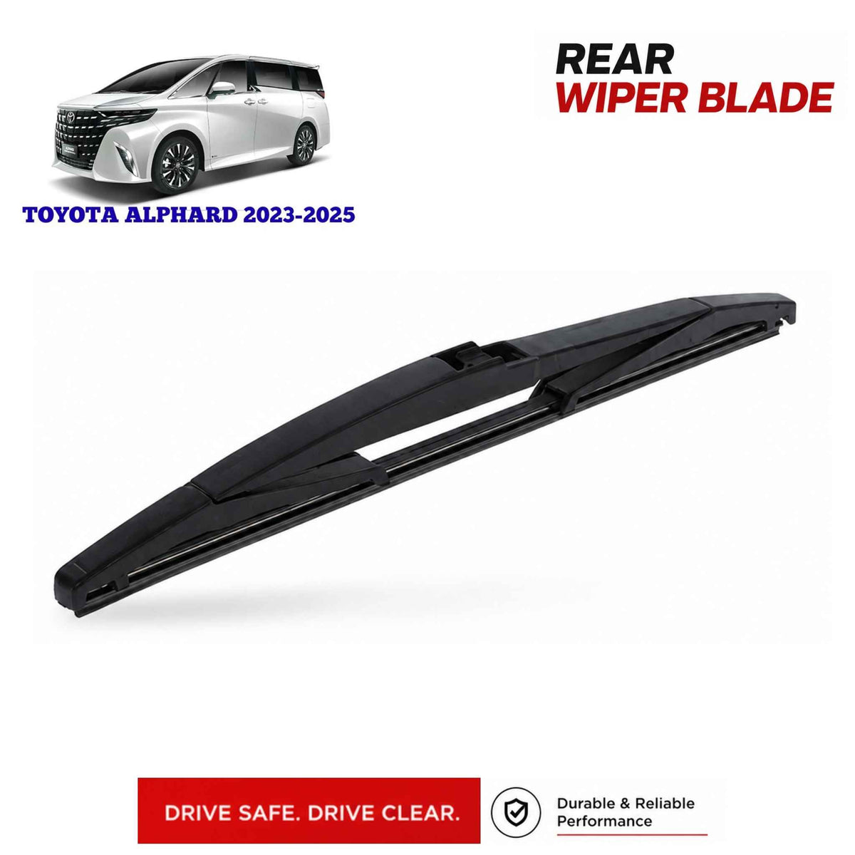 Buy Toyota Alphard 2023-2025 Rear Wiper Blade in Pakistan at best Price