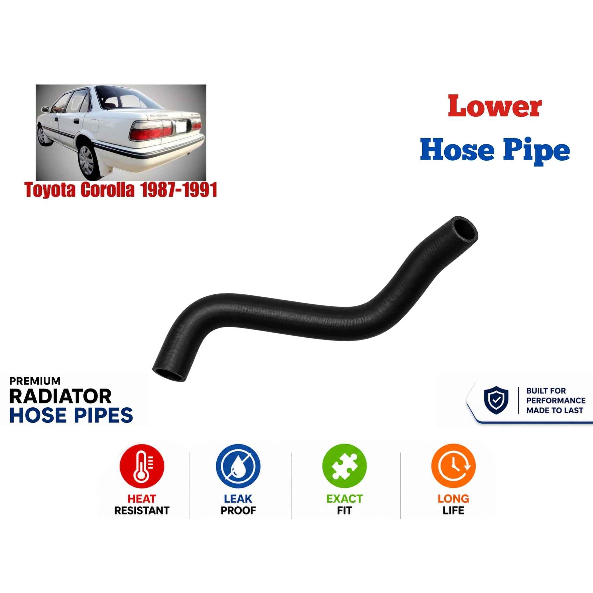 Buy Toyota Corolla 1987-1991 Lower Hose Pipe in Pakistan