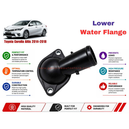Buy Toyota Corolla Altis 2014-2018 Lower Water Flange in Pakistan