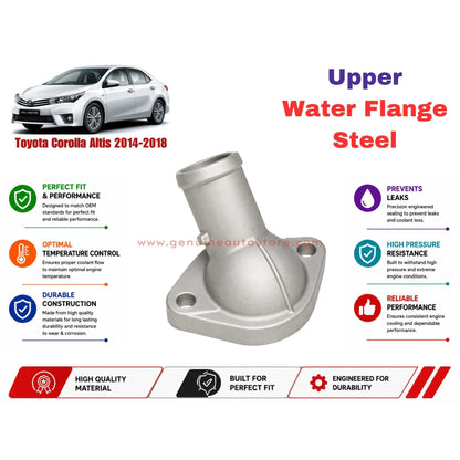Buy Toyota Corolla Altis 2014-2018 Upper Water Flange Steel in Pakistan