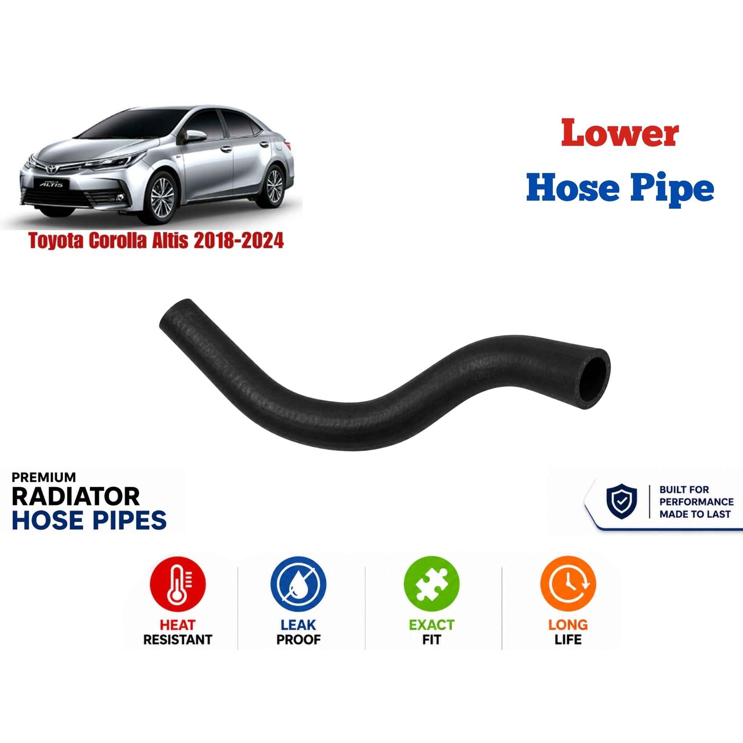 Buy Toyota Corolla Altis 2018-2024 Lower Hose Pipe in Pakistan