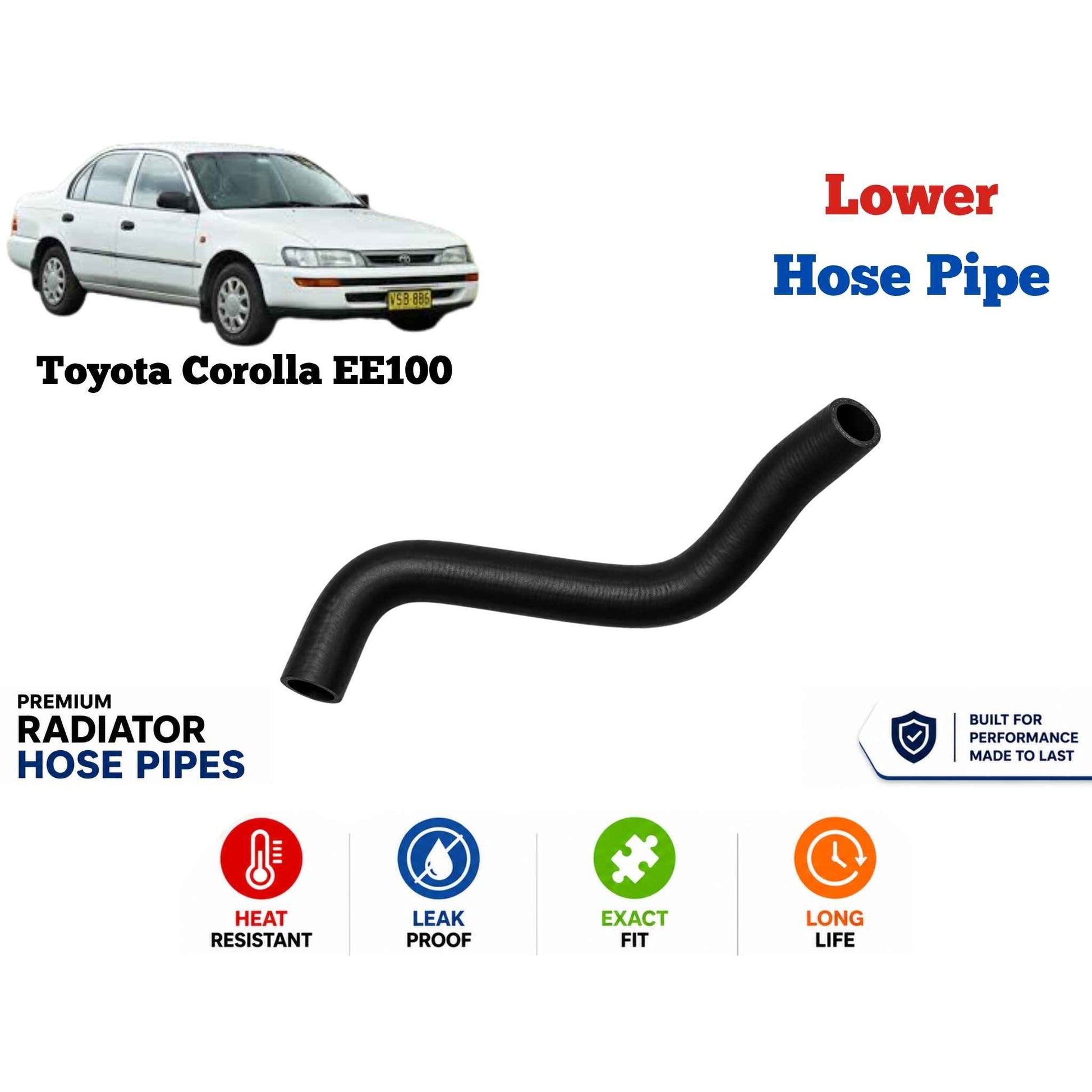 Buy Toyota Corolla EE100 Lower Hose Pipe in Pakistan