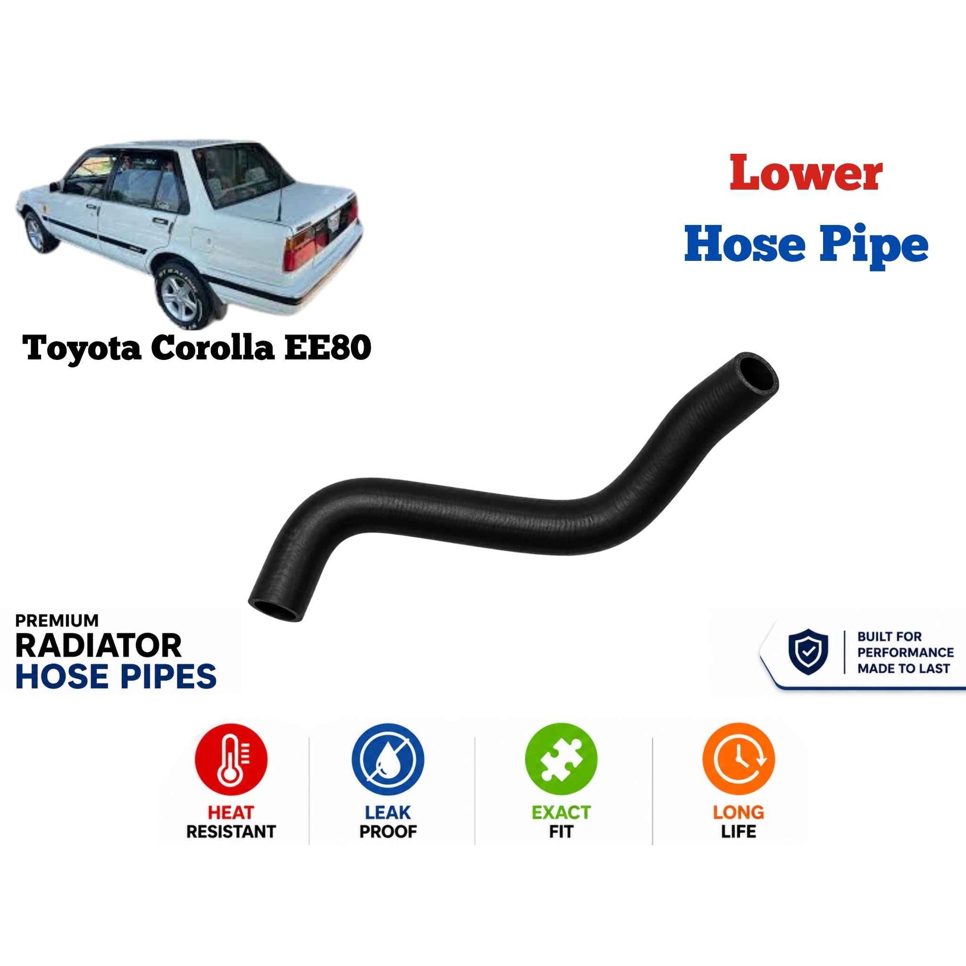 Buy Toyota Corolla EE80 Lower Hose Pipe in Pakistan