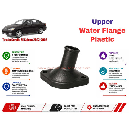 Buy Toyota Corolla ES Saloon 2002-2008 Upper Water Flange Plastic in Pakistan