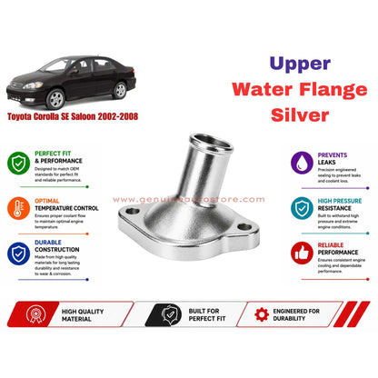 Buy Toyota Corolla ES Saloon 2002-2008 Upper Water Flange Silver in Pakistan