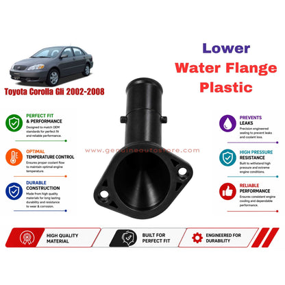 Buy Toyota Corolla Gli 2002-2008 Lower Water Flange Plastic in Pakistan