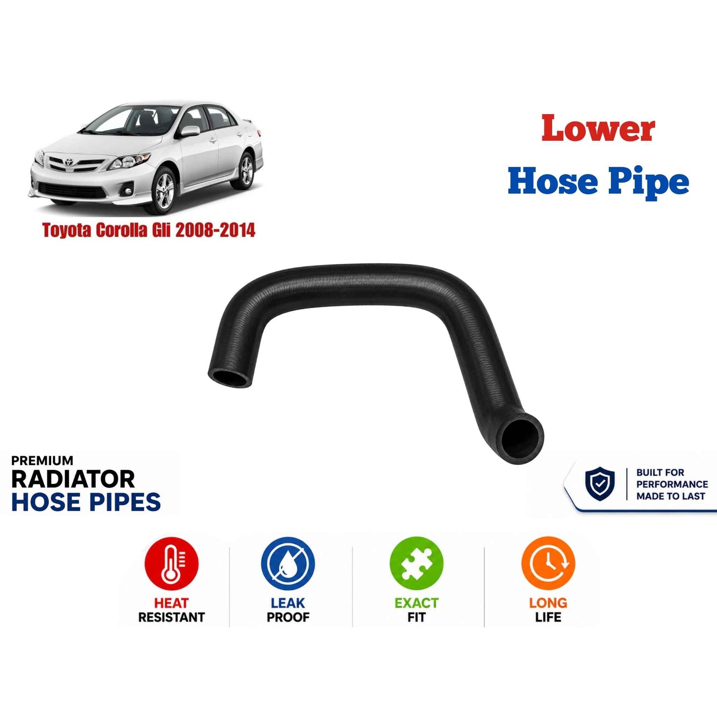 Buy Toyota Corolla Gli 2008-2014 Lower Hose Pipe in Pakistan