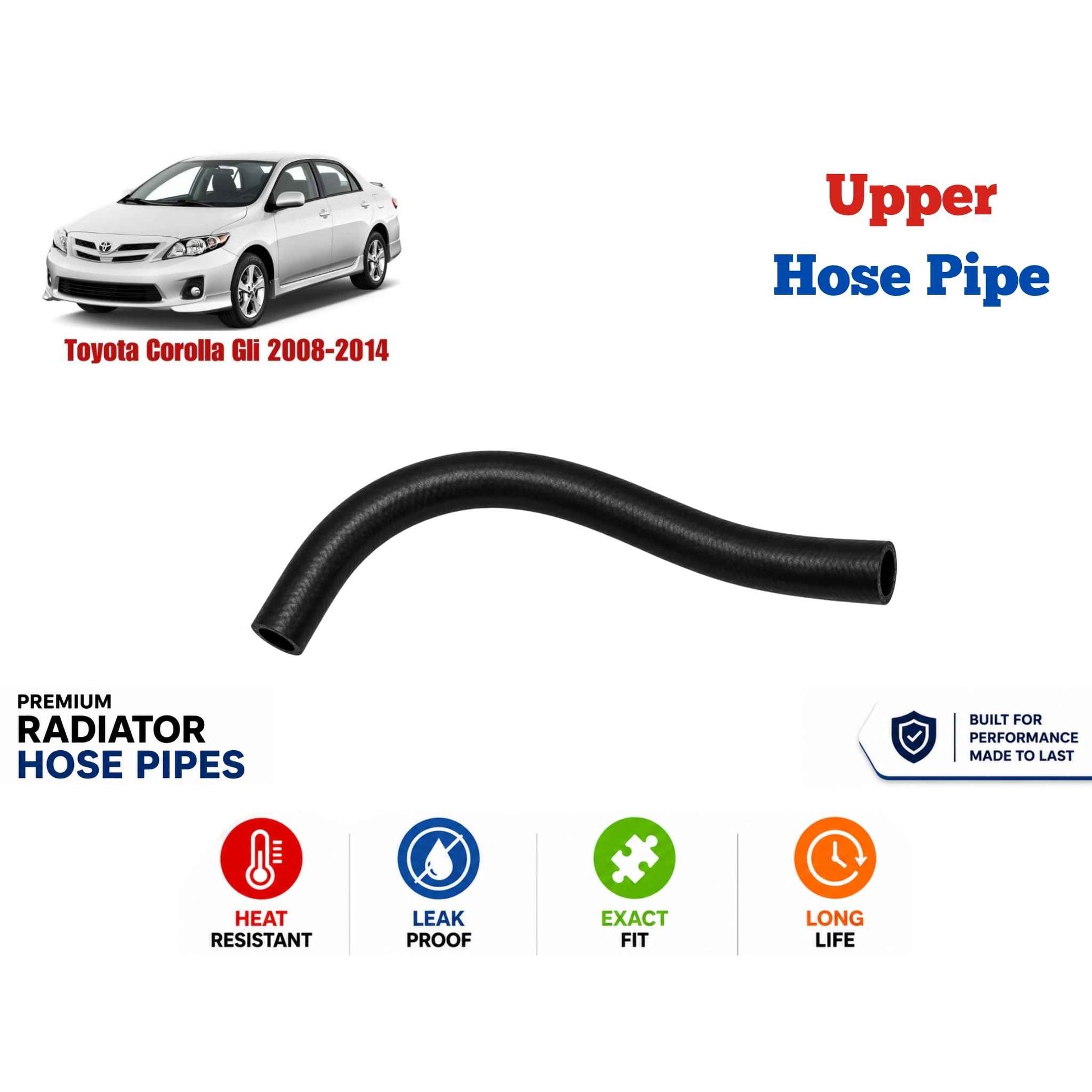 Buy Toyota Corolla Gli 2008-2014 Upper Hose Pipe in Pakistan