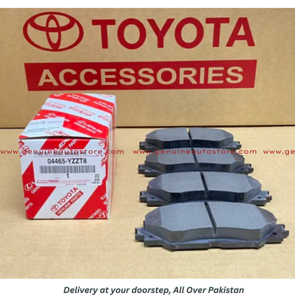 Buy Toyota Corolla Gli 2014-2018 Front Brake Pads Toyota Genuine 04465-YZZT8 in Pakistan.