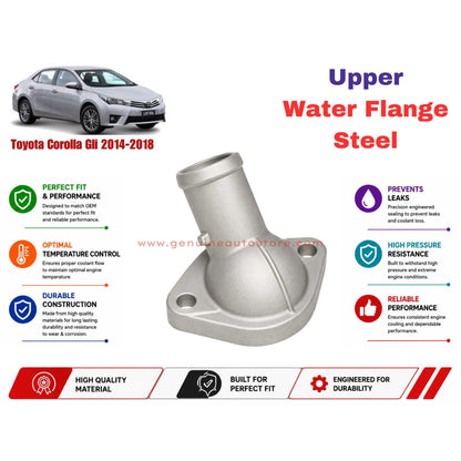 Buy Toyota Corolla Gli 2014-2018 Upper Water Flange Steel in Pakistan