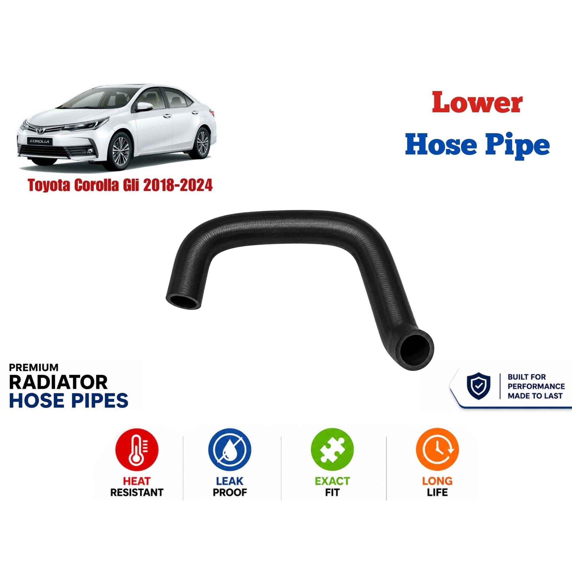 Buy Toyota Corolla Gli 2018-2024 Lower Hose Pipe in Pakistan