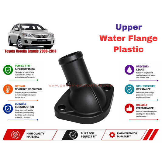 Buy Toyota Corolla Grande 2008-2014 Upper Water Flange Plastic in Pakistan