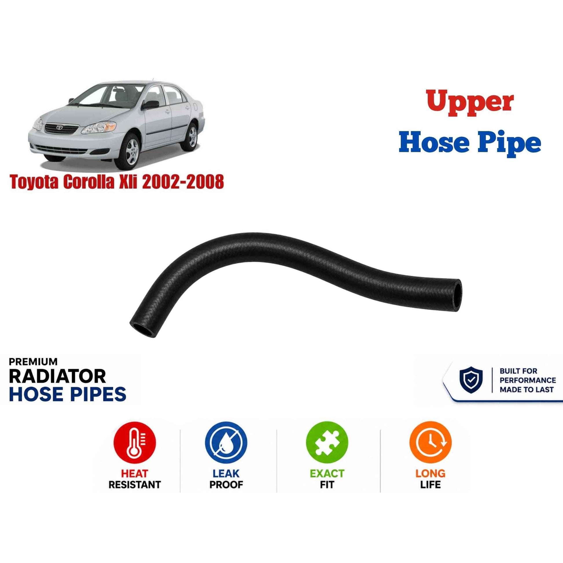 Buy Toyota Corolla Xli 2002-2008 Upper Hose Pipe in Pakistan