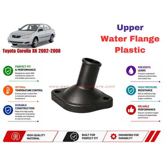 Buy Toyota Corolla Xli 2002-2008 Upper Water Flange Plastic in Pakistan
