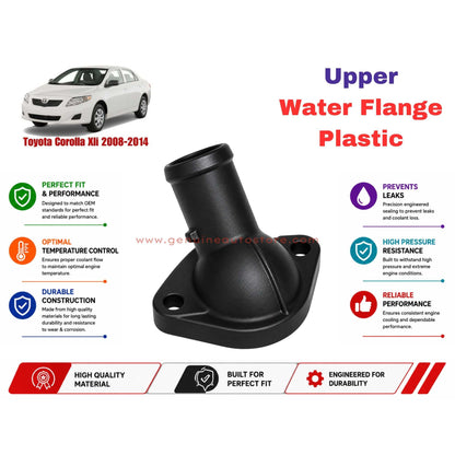 Buy Toyota Corolla Xli 2008-2014 Upper Water Flange Plastic in Pakistan