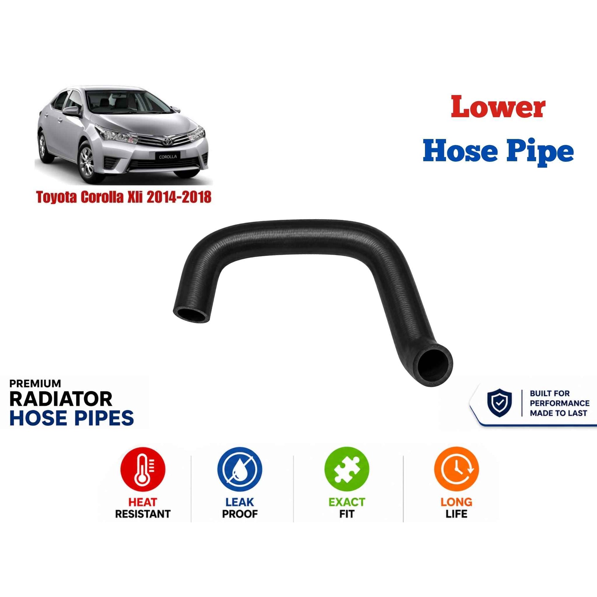 Buy Toyota Corolla Xli 2014-2018 Lower Hose Pipe in Pakistan