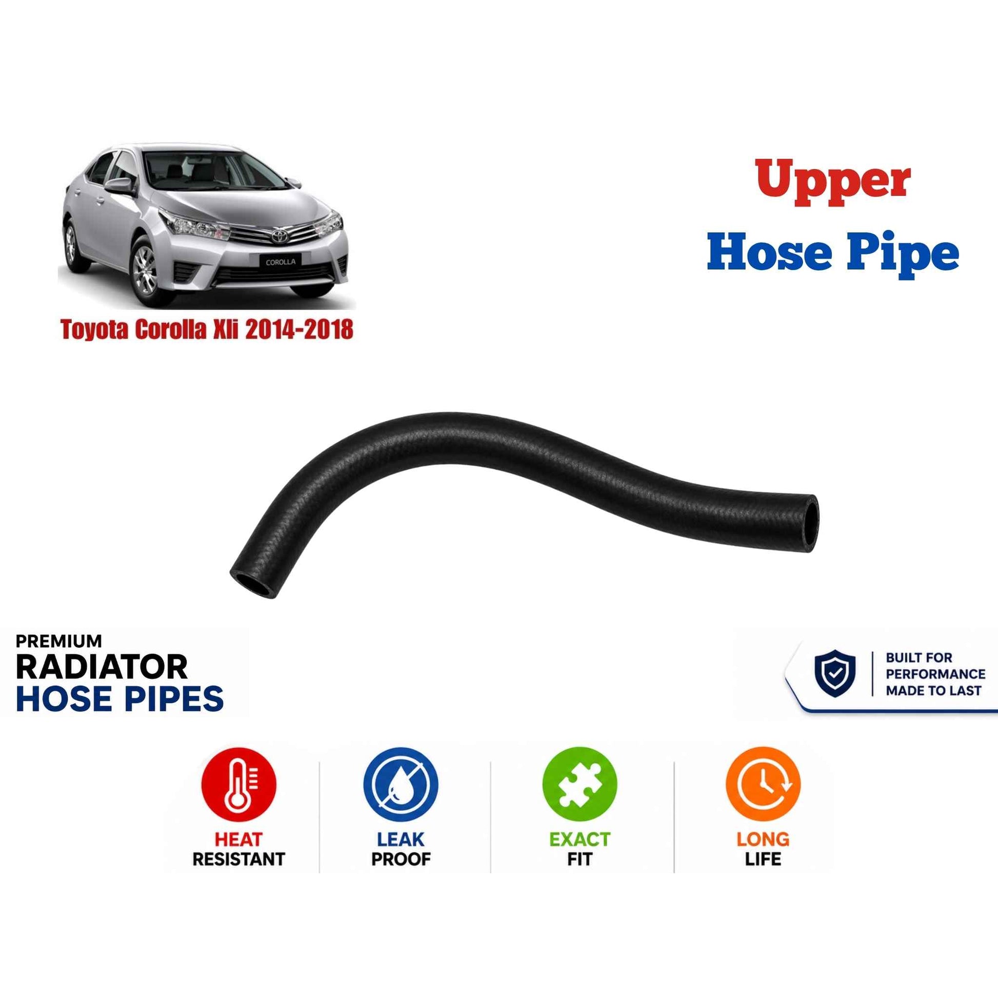 Buy Toyota Corolla Xli 2014-2018 Upper Hose Pipe in Pakistan