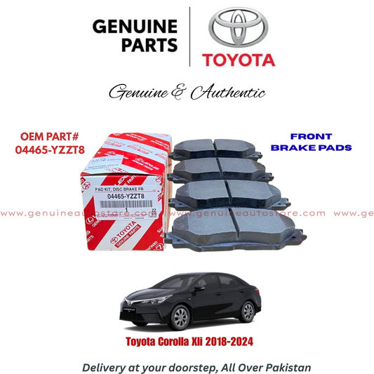 Buy Toyota Corolla Xli 2018-2024 Front Brake Pads Toyota Genuine 04465-YZZT8 in Pakistan