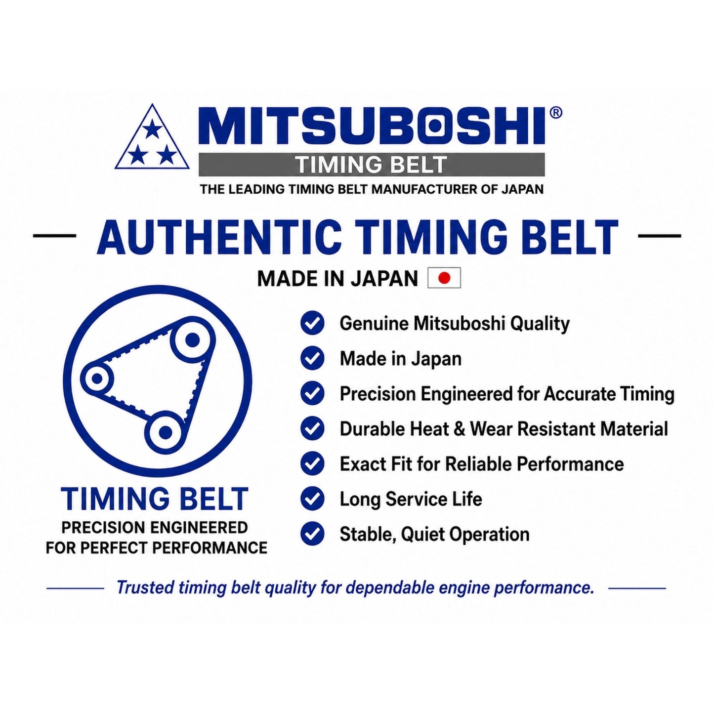 Buy Toyota Hilux 1988-1997 Timing Belt Japan - Mitsuboshi in Pakistan 