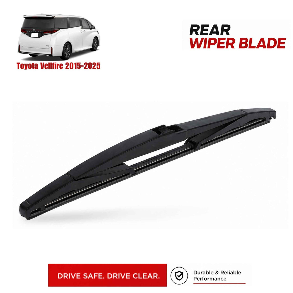 Buy Toyota Vellfire 2015-2025 Rear Wiper Blade in Pakistan at best Price