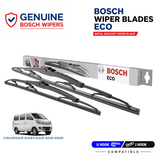 Bosch Genuine metal front wiper set for Changan Karvaan 2018-2025, pair of two