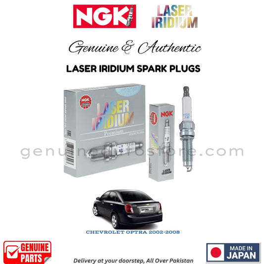 CHEVROLET OPTRA 2002-2008 NGK LASER IRIDIUM SPARK PLUGS in Pakistan. 100% Genuine, Reliable, Best Price, Cash on Delivery Available
