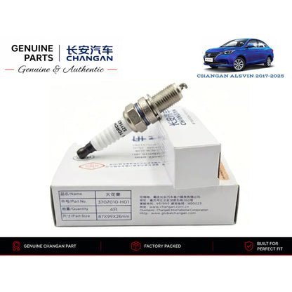 Changan Alsvin genuine spark plugs 4-piece set with authentic packaging – Genuine Auto Store Pakistan