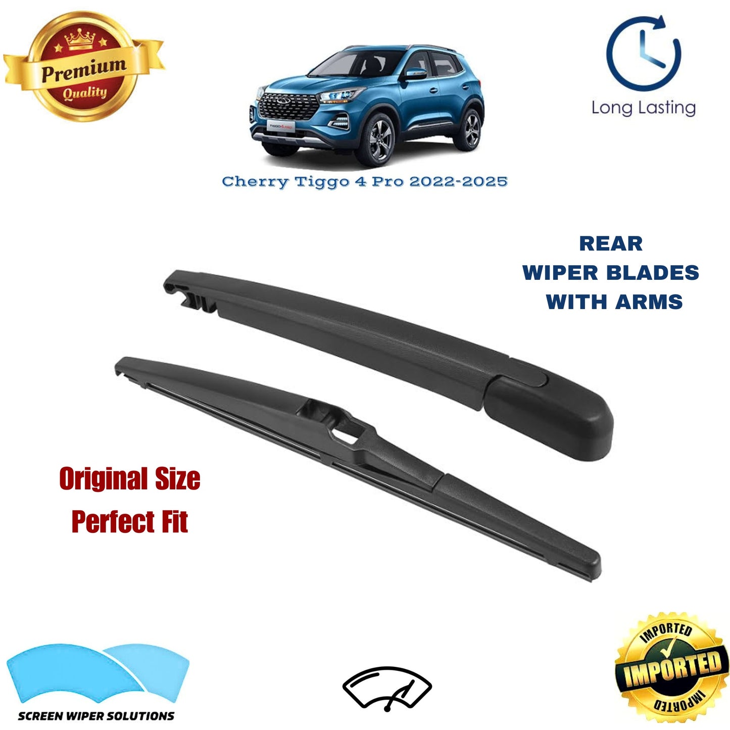 Cherry Tiggo 4 Pro 2022-2025 Rear Wiper Blade with Arm in Pakistan