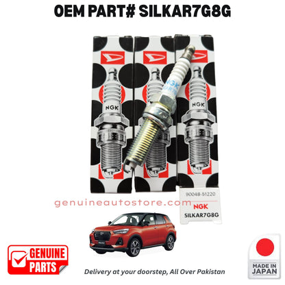 DAIHATSU ROCKY 2019-2025 GENUINE SPARK PLUG SILKAR7G8G IN PAKISTAN 1