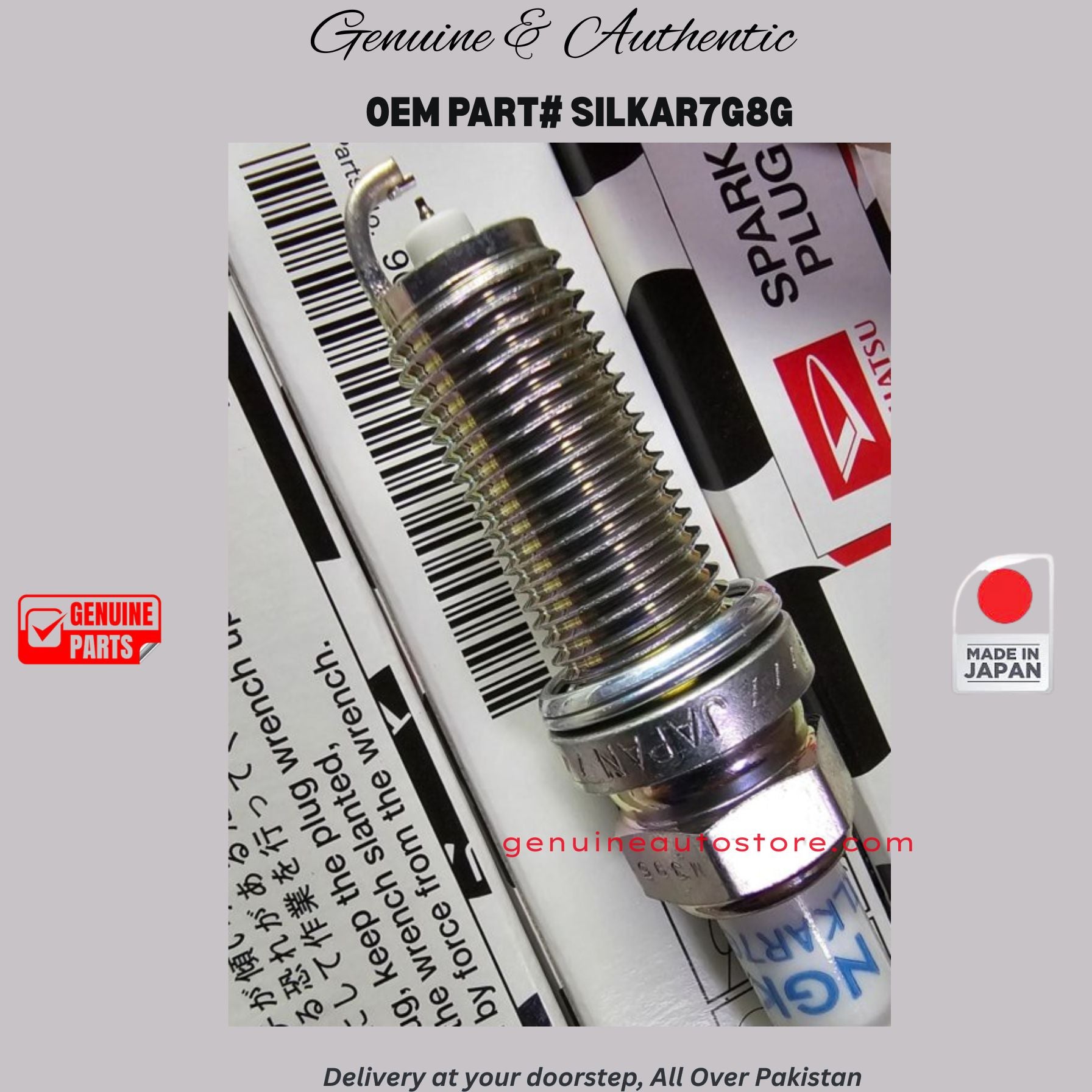 DAIHATSU ROCKY 2019-2025 GENUINE SPARK PLUG SILKAR7G8G IN PAKISTAN 