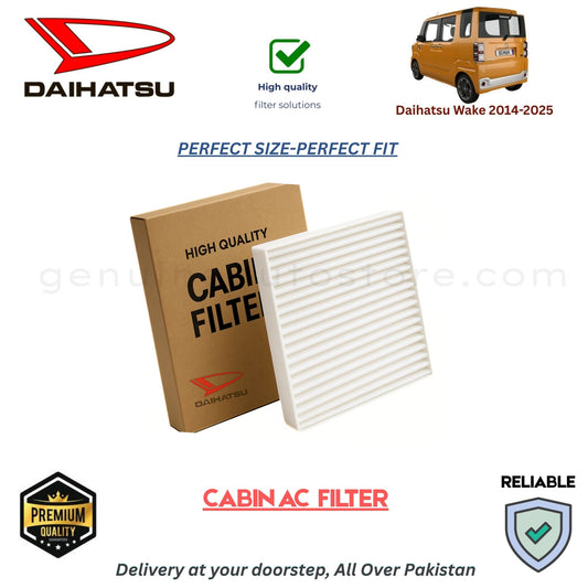 DAIHATSU WAKE 2014-2025 CABIN AC FILTER in Pakistan. 100% Genuine, Reliable, Best Price, Cash on Delivery Available 