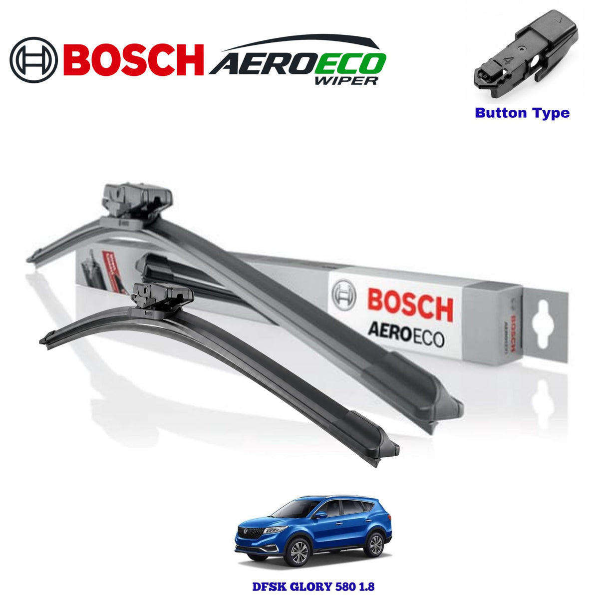 Bosch Genuine front wiper set for DFSK GLORY 580 1.8