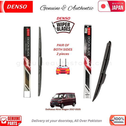 Daihatsu Atrai Wagon 2017-2025 DENSO JAPAN WIPER BLADE SET in Pakistan. 100% Genuine, Original, Best Price, Cash on Delivery Available
