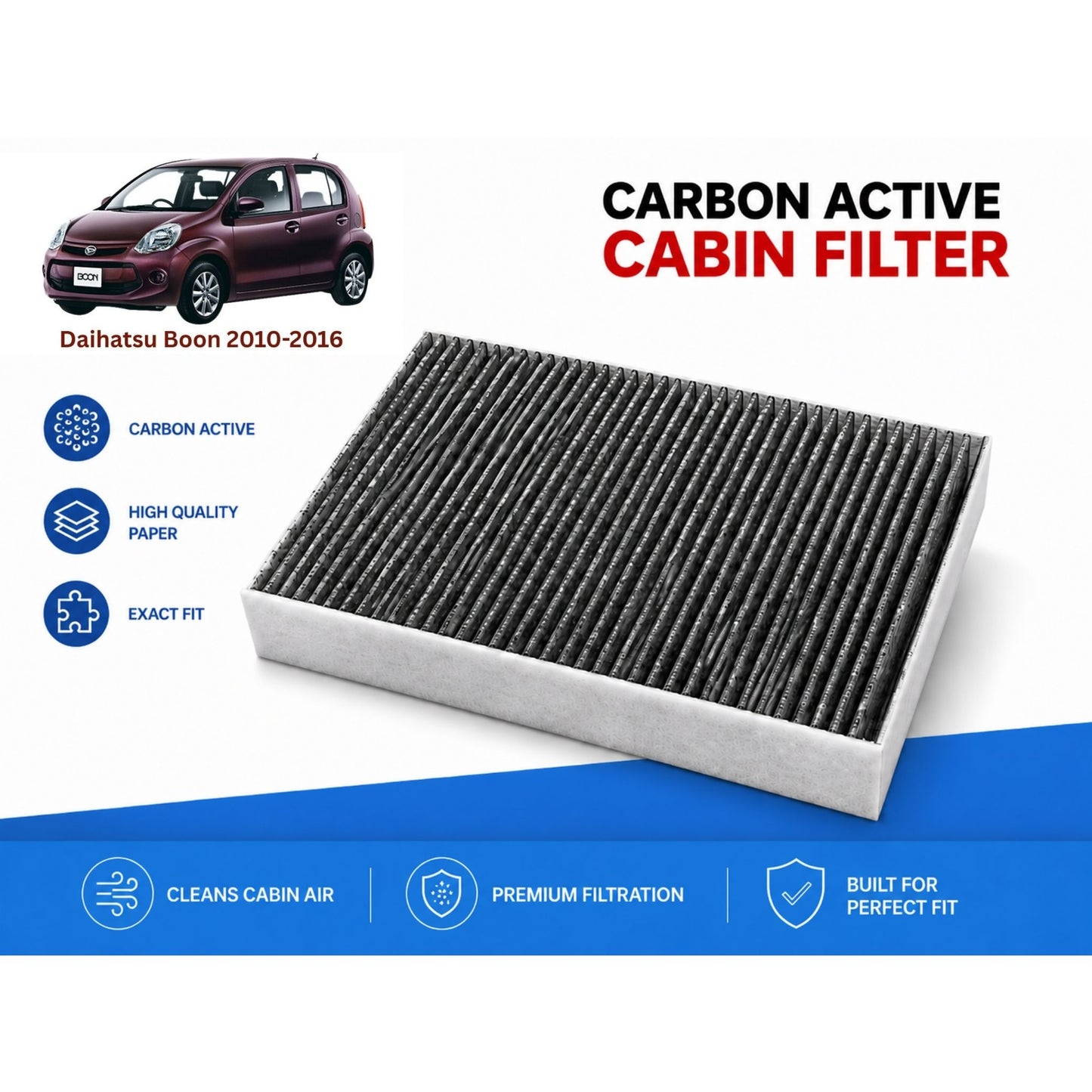 Daihatsu Boon 2010-2016 Cabin Filter Carbon Active