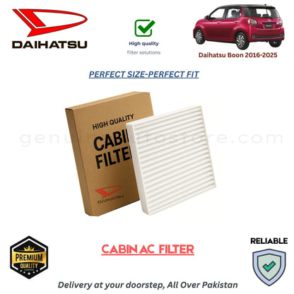Daihatsu Boon 2016-2025 CABIN AC FILTER in Pakistan. 100% Genuine, Reliable, Best Price, Cash on Delivery Available  