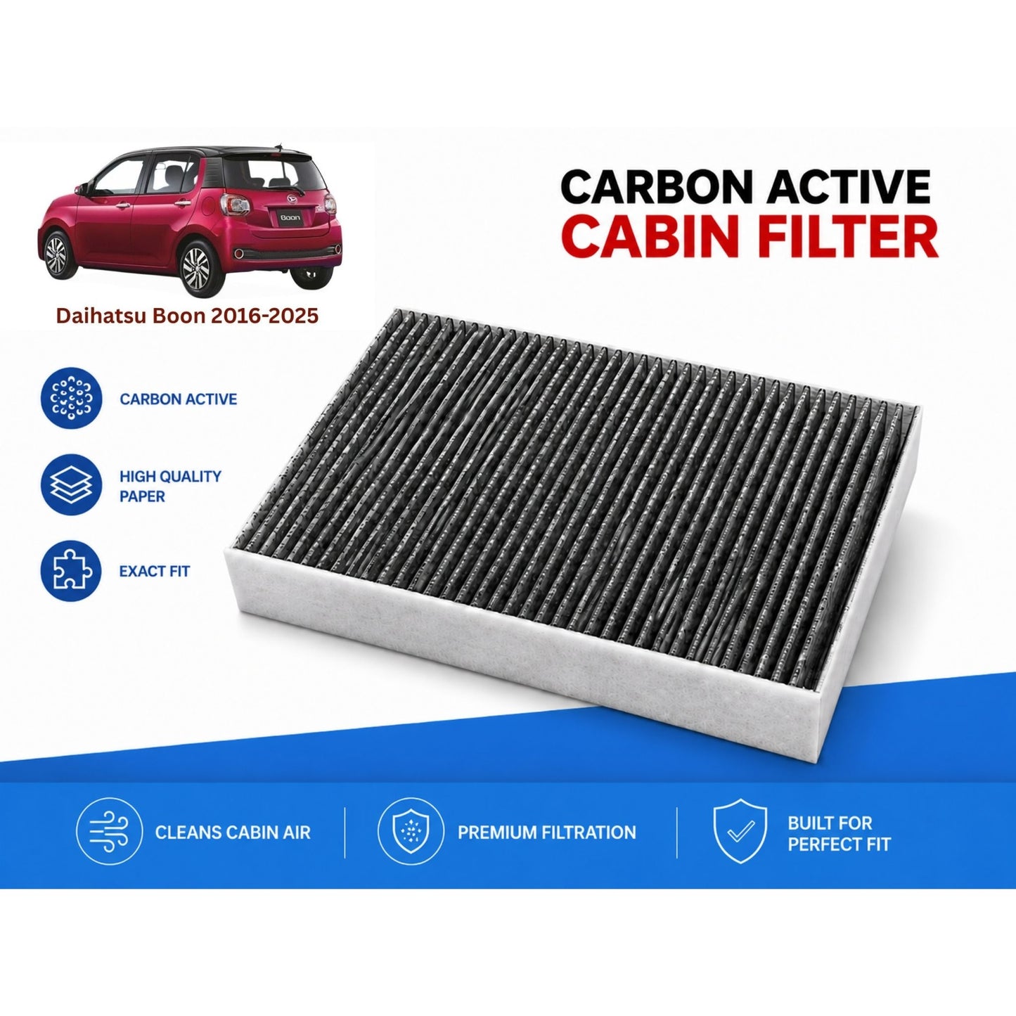 Daihatsu Boon 2016-2025 Cabin Filter Carbon Active