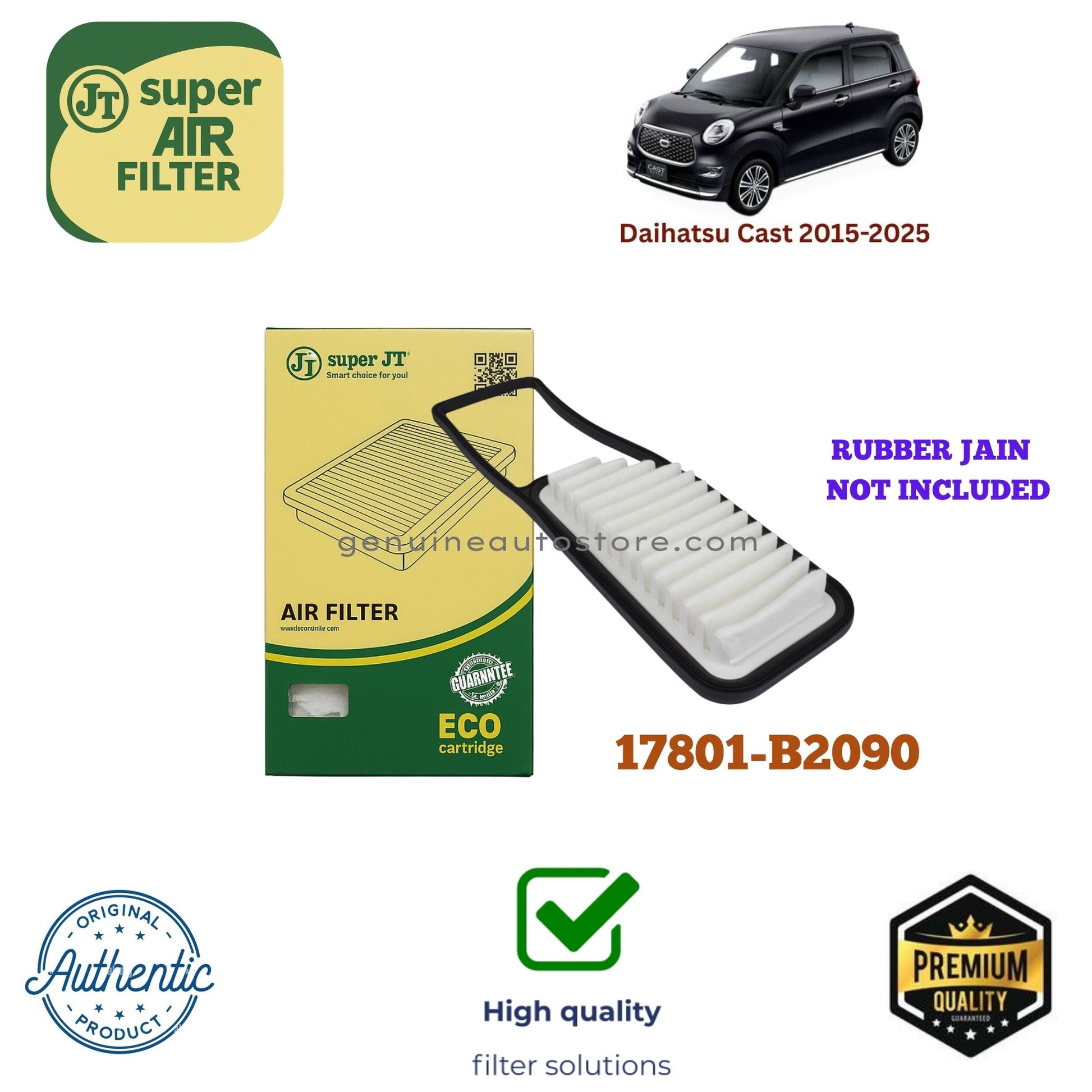 Daihatsu Cast 2015-2025 Air Filter Super JT 17801-B2090 in Pakistan