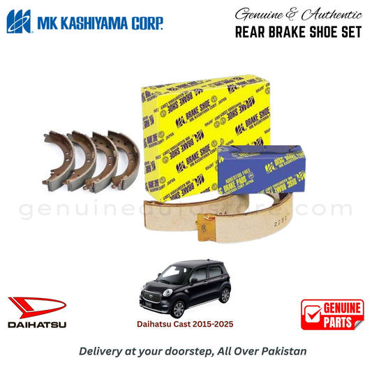 Daihatsu Cast 2015-2025 MK JAPAN REAR BRAKE SHOE SET in Pakistan. 100% Genuine, Reliable, Best Price, Cash on Delivery Available