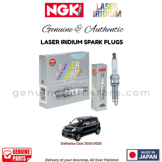 Daihatsu Cast 2015-2025 NGK LASER IRIDIUM SPARK PLUGS in Pakistan. 100% Genuine, Reliable, Best Price, Cash on Delivery Available