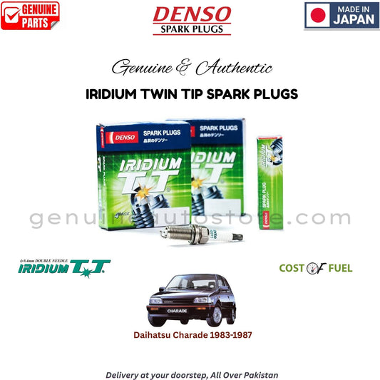 Daihatsu Charade 1983-1987 DENSO IRIDIUM TWIN TIP SPARK PLUG in Pakistan, 100% Genuine, Reliable, Best Price, Cash on Delivery Available