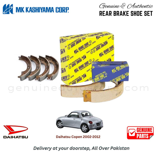 Daihatsu Copen 2002-2012 MK JAPAN REAR BRAKE SHOE SET in Pakistan. 100% Genuine, Reliable, Best Price, Cash on Delivery Available