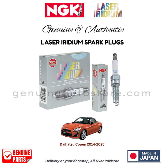 Daihatsu Copen 2014-2025 NGK LASER IRIDIUM SPARK PLUGS in Pakistan. 100% Genuine, Reliable, Best Price, Cash on Delivery Available