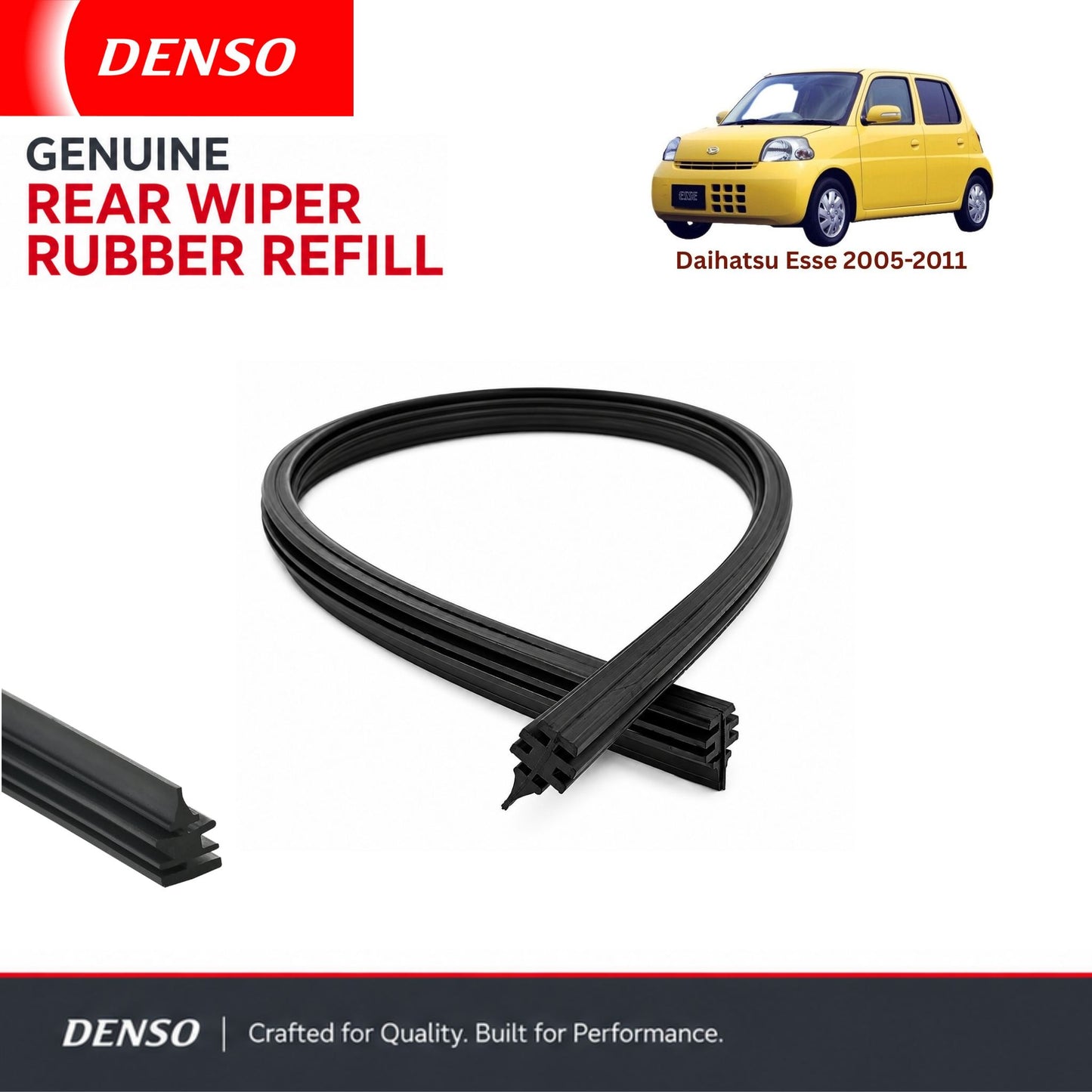 Denso Genuine rear wiper rubber for Daihatsu Esse 2005-2011